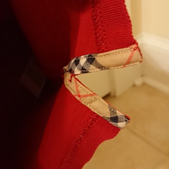 Burberry London Red Polo - Picture 5 of 8